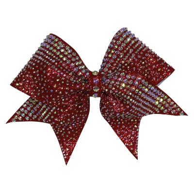 China Other Beautiful Hot Selling High Quality Hair Bow Cheer Glitter Cheerleading Accessories Cheer Wholesale Team Hair Bows 005 for sale