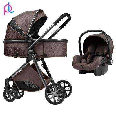 China Carry Baby Easily European Style Stroller Set Baby With Baby Carrier Basket for sale