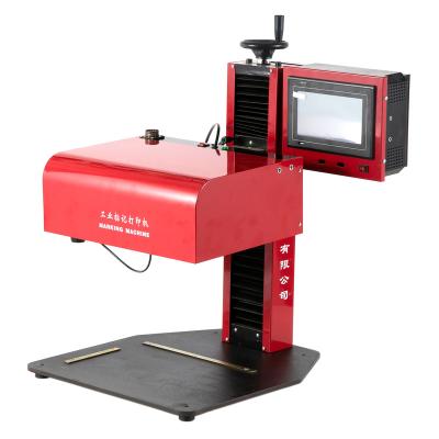 China 120x80mm Metal Point Purlin Point Engraving High Accuracy Steel Nameplate Portable Marking Machine for sale