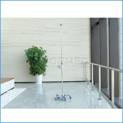 China Furniture BIV03 Commercial Adjustable 3 Function Infusion Pump Pole Drip Rack For Hospital Bed for sale