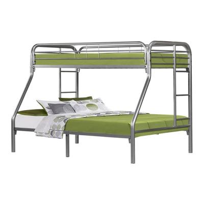 China Factory Wholesale Lightweight Steel Queen Size Double Waight Bunk Bed Adult And Kid Steel Frame for sale