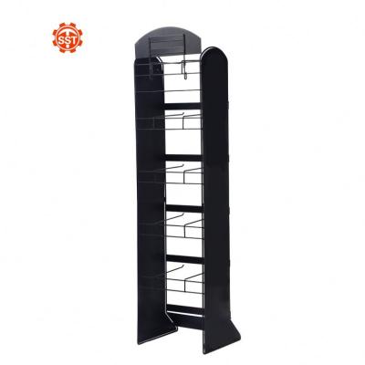 China Customized Display Stand Floor Hook Rack Tier Display Racks For Cell Phone Case Accessories for sale