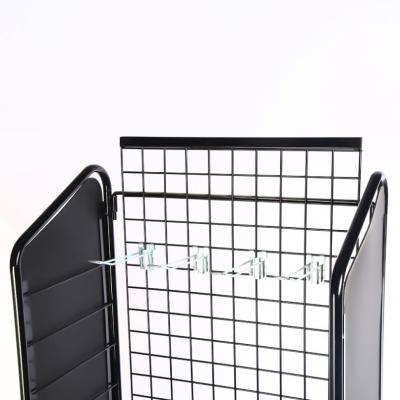 China Custom Retail Display Stand Workshop POS Product Hook Metal Display Rack For Hanging Items for sale