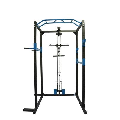 China Black Universal Full Body Exerciser Fitness Power Rack Custom Multi Black / Red / Blue Power Rack Gym for sale