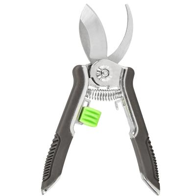 China Small Anti-Slip Handle Garden Bypass Tree Shears Branch Trimming Pruner Cutting With High Quality Floral Scissors for sale