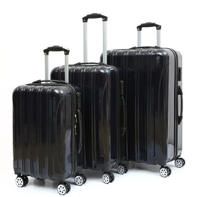 China 2021 Bottom Travel Hard Shell Luggage Set Storage Vintage Suitcase Vali for sale