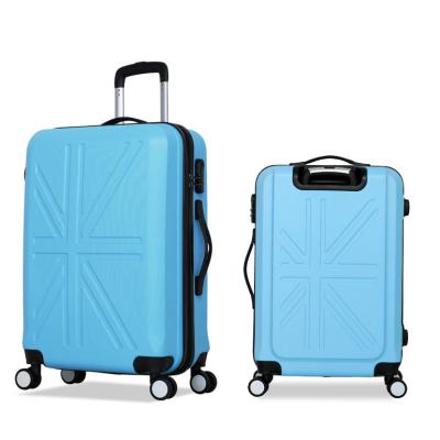 China Travel PC Long Distance Luggage Cases Bag And Suitcase With Luggage Combination Lock for sale