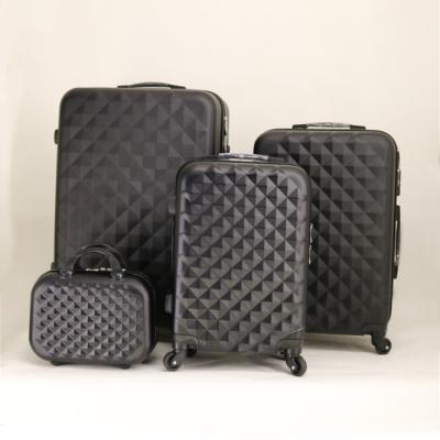 China 4pcs Travel Set Luggage Suitcase Man Box Bottom Luggage For Promotion for sale