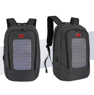 China With USB Solar Power Business Travel Laptop Backpack Multifunctional Outdoor Waterproof Bag With USB Charging for sale