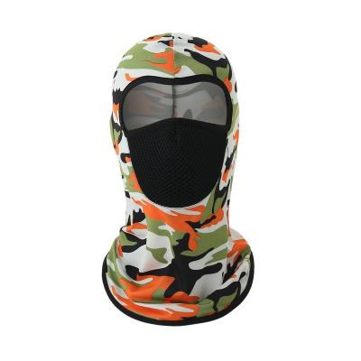 China Custom Embroidery COMMON Logo White Plus Thick Thermal Ski Face Mask Blank Mas Polyester Camouflage Mens Balaclava Pink Hat for sale