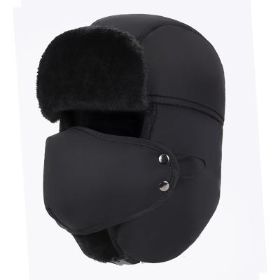 China breathable & Hot Sale 100% Polyester Raincoat Winter Hunting Hat Faux Fur Waterproof Breathable Hunting Ski Mask for sale