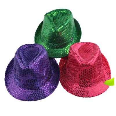 China Fashion\custom comfortable\durable with led light up hats glow in the dark flashing neon lamp dance bucket hat for sale