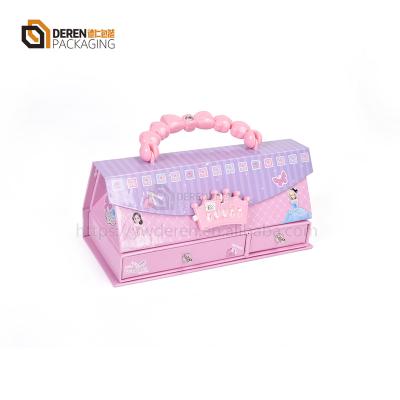 China Recyclable Fancy Universal Password Pencil Case With Compartments And Handle For Girls for sale