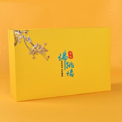 China Recyclable luxury custom creative gift box moon cake box with hand gift for sale