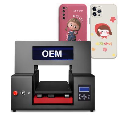 China 2021 New Mini Uv Printer Factory Sale Full Size A4 Dtf Film T-shirt Printer Printing Sticker A4 Dtf Phone Case UV Printer for sale