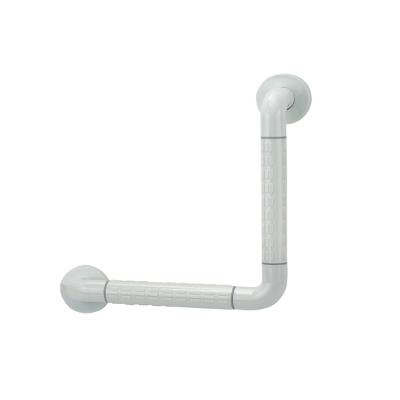 China Modern YJL Guaranteed Quality 300*300Mm 90 Degree Corner Nursing Home Nylon Grab Bar For Shower for sale