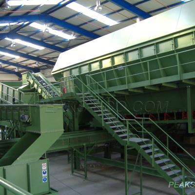 China MSW Municipal Solid Waste Waste Sorting Line Equipment For Household Waste Management for sale