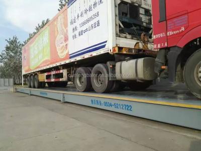 China Q235 Container Weighing Truck Scale Weighbridge Truck Weighing Balance for sale