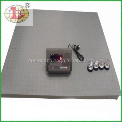 China 1-5t Industry Used Floor Scale Digital Platform Scale 1m*1m for sale