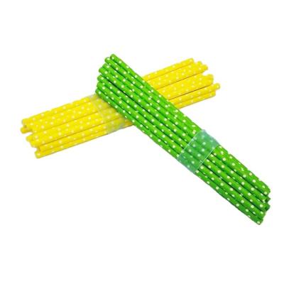 China Hot Sale Color Size Disposable Straws Custom Size Drink Straws Disposable Eco - Friendly Paper Straws for sale