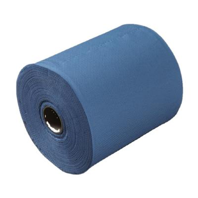 China Soft Comfortable Hand Paper Towel Rolls 1Ply 30gsm Blue Wood Pulp Towel Paper Roll For Toilet for sale