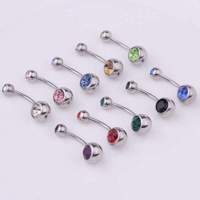 China TRENDY Wholesale Fashion Body Jewelry Titanium Navel Ring Belly Button For Women Men for sale