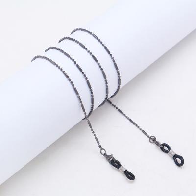 China Korean Design Face Cover Holder Chain High Quality Beaded Masking Anti-lost Sunglasses Chains Masking Chains Lanyard for sale