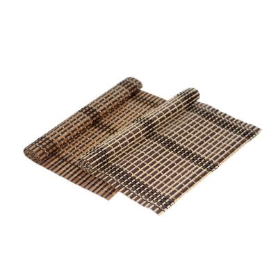 China Factory Supply Good Price Stocked Chic High Temperature Resistant Bamboo Place Mat for sale