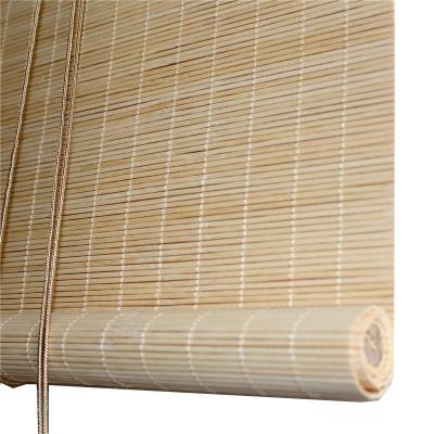 China Contemporary Factory Supply Attractive Price Textured Bamboo Blackout Lamp Shades For Bedroom for sale