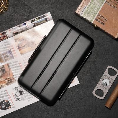 China Luxury High Quality Ultra-thin Portable Factory Travel Cigar Humidor for sale