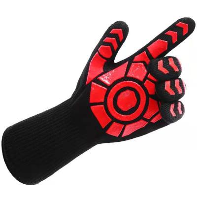 China Anti-scald Heat Resistant Welding Fireproof Mitt For BBQ Kitchen Microwave Oven for sale