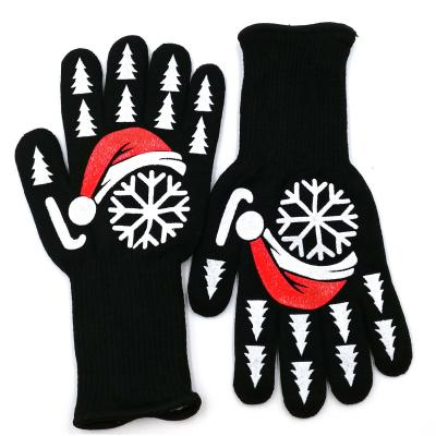 China Durable High Quality Non-Scalding Anti-Scalding BBQ Gloves Oven Gloves for sale