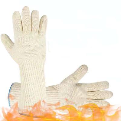 China Comfortable Knitted Insulated Mitts Safety Scald Non Sale BBQ Mitts Low Price BBQ Mitts for sale