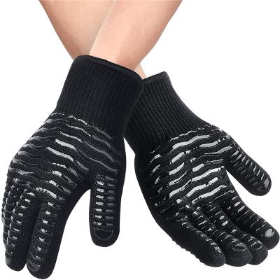 China Anti-scalding Outdoor Camping Barbecue Gloves Non-Slip High-Resistant Microwave Oven Gloves for sale