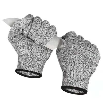 China Wholesale Anti-Cut Hppe Cut Resistant Safety Kitchen Cut Resistant Gloves for sale