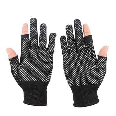 China Comfortable Winter Warm Knitted Touch Screen Gloves Two-finger Non-slip Mittens for sale