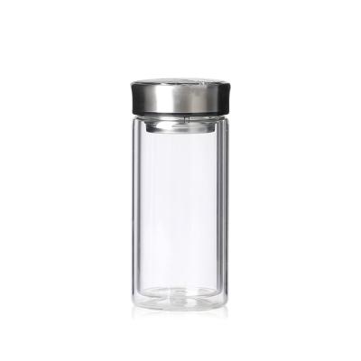 China Dishwasher Safe 730ml Borosilicate Glass Sustainable Water Bottle for sale