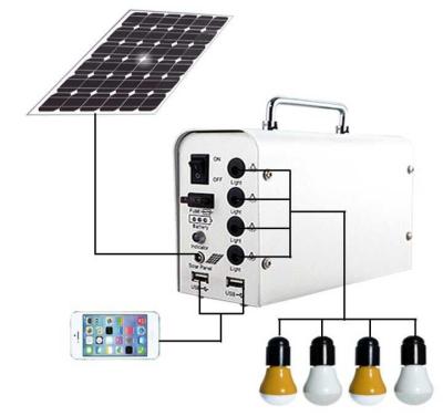 China Energy Saving Home Lighting Off Grid Solar Kit For Africa Market for sale