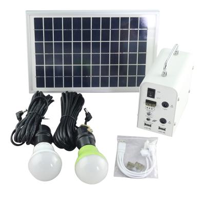 China mindtech 5w solar home lighting kits portable solar kits for africa with solar panel and battery and led bulb for sale