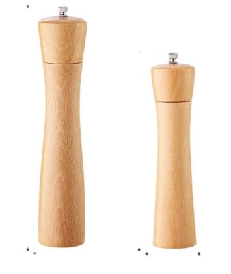 China Stocked Grinder of Mini Travel Coffee Herb Spice Mills Wooden Pepper Grinders Dry Herb Wood Herb Grinders New for Kitchen for sale