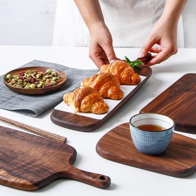 China Viable Best Selling Popular Black Walnut Wooden Kitchen Bamboo Or Wooden Chopping Board Wooden Chopper for sale