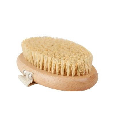 China EXFOLIATE Good Condition Massaging Custom Logo Wooden Body Bath Cleaning Brush for sale