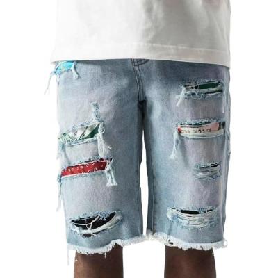 China BILLIONS QUICK DRY summer distressed jeans abbreviations mens denim shorts mens denim for sale