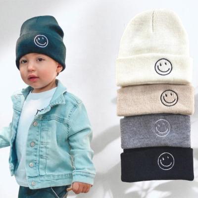 China COMMON Custom Kids Knit Beanie Toddler Baby Beanie Hats for sale