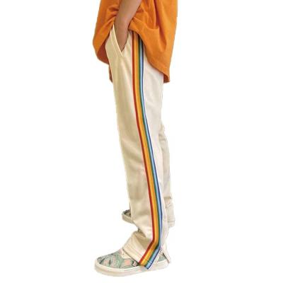 China wholesale Anti-wrinkle sports track pants for men tracksuits custom logo side stripe trackpants sweatpants for sale