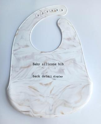 China OEM Food Grade Silicone Washable Baby Bib Custom Convenient Unique Printing for sale