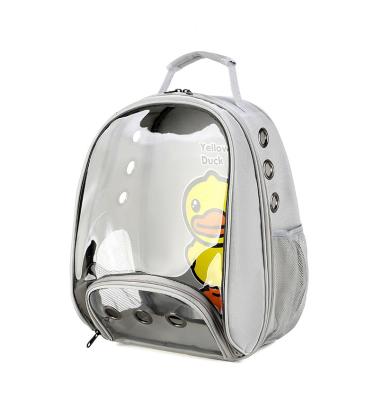 China Customized Breathable Portable Pet Capsule Backpack Packing Transparent Cat Bubble Walking Backpack Stocked Backpack For Cats for sale