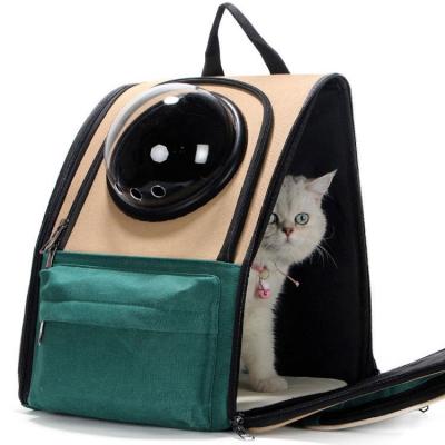 China Durablepet Portable Breathable Pet Space Cat Stored Travel Carrier Bag Clear Cute Moisture-Proof Pet Backpack for sale