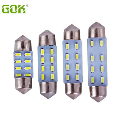 China 100%manufacturer C5W Festoon 8 Smd 3014 LED Interior Dome Bulb For Cars for sale