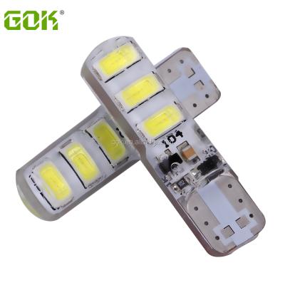 China Auto Led Strobe T10 Flashing 194 W5W 6smd 5730 T10 Led Shine+Auto Strobe Durable Flash Led t10 Silicone BXT10 6DM for sale